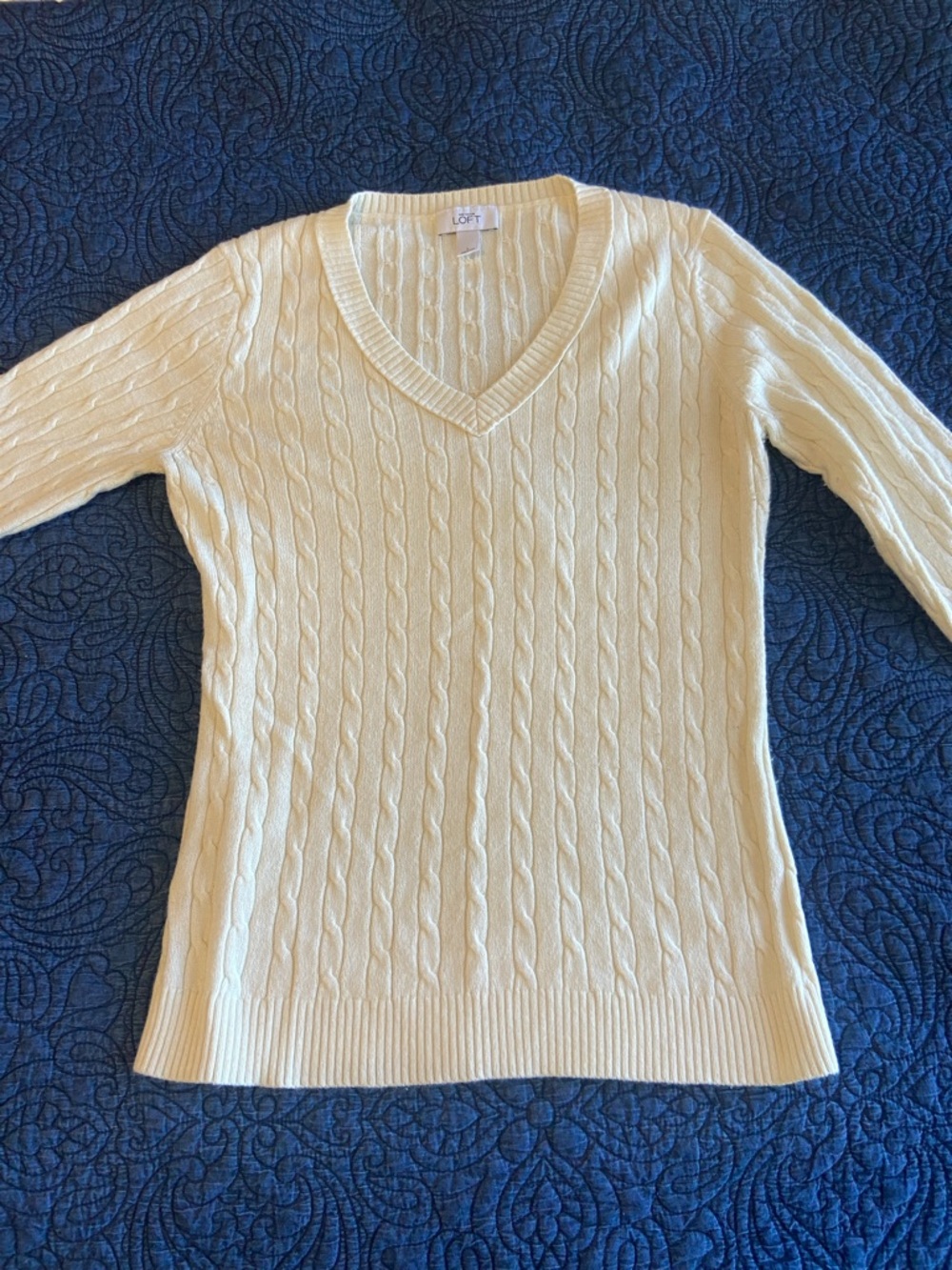 Loft Cable Knit Sweater